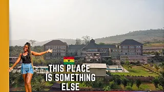 WHY THIS PLACE IS SO POPULAR IN GHANA ? | LET'S EXPLORE A BEAUTIFUL RESORT OUTSIDE ACCRA GHANA