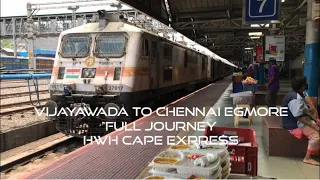Vijayawada to Chennai Egmore Full Journey on-board 12665 HWH CAPE Sf Express