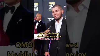 I messed up my interview with Khabib Nurmagomedov LOL #shorts #ufc #ufc294 #khabibnurmagomedov