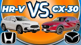 Honda HRV VS the Mazda CX-30 comparison // Battle of the subcompacts