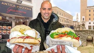 UNKNOWN Italian food - ITALY'S BEST PANINI - Street food tour in Lecce, Italy