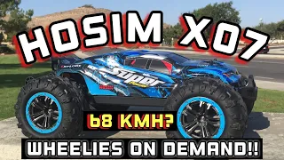 Hosim X07 Brushless is a Powerful yet Budget Friendly Monster RC Truggy Buggy!!