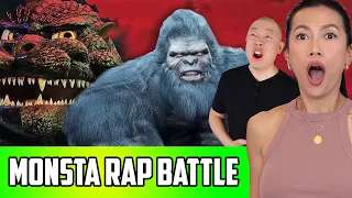Epic Rap Battles  - Godzilla vs Kong Reaction | ERB Monster Style!