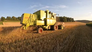 Farm Vlog #199 Gerste & Hafer - Hektarjagd | Stroh Pressen | Ernteabschluss | Claas Dominator 85