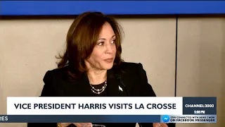 Vice President Harris visits La Crosse