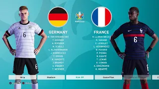 PES 2021 Germany vs France - UEFA Euro 2021 Championship - PS4 Gameplay