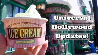 Universal Hollywood Updates! New Ice Cream Shop is now open!