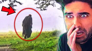 I WARN YOU NOT TO WATCH THIS ALONE 😨 - (Ghosts Caught on Camera - SKizzle Reacts to Bizzarebub)