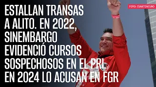 En 2022, SinEmbargo evidenció cursos sospechosos en el PRI. En 2024 lo acusan en FGR