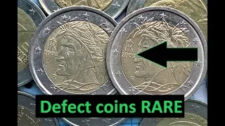 Italy 2 Euro 2002,2003 Defect coins RARE/2 Euro 125.000.000