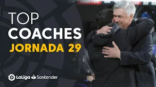 LaLiga Coaches Matchday 29:  Xavi, Ancelotti &  Quique Sánchez Flores