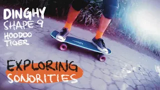 Exploring Sonorities | ASMR Cruiser Skateboard Session | Landyachtz Dinghy Shape 9 Hoodoo Tiger