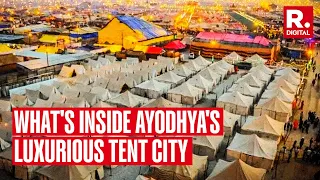 Watch what's inside luxurious tent city in Ayodhya ahead of Ram Mandir's inauguration
