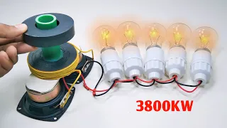 Self Machine 2 Speaker 3800KW 220V Electric Energy Generator Magnet Powerful Free Energy At Home