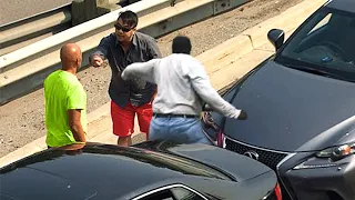 Road Rage Driver Messes With The Wrong Guy.. (BAD IDEA)