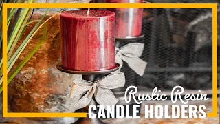 HOW TO || Create Resin Candle Holders