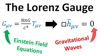 Relativity 109c: Gravitational Waves - Wave Derivation (The Lorenz Gauge)
