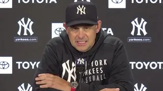 Aaron Boone Reacts to Yankees Fans Booing Astros & Jose Altuve Getting Crushed: "It Was Intense"