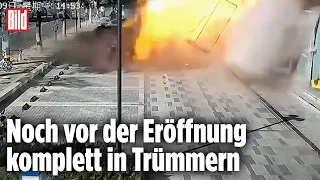 Mega-Explosion zerstört neues Restaurant