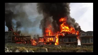 INCREDIBLE FIRE! 5 HOUSES BURNED - FULL VERSION