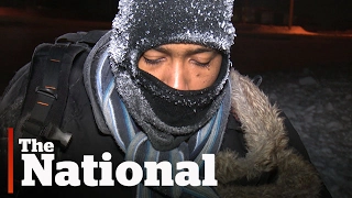 Shivering Refugee Discovered Crossing into Canada
