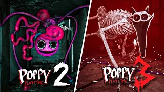 Mommy Long Legs VS CatNap BOSSFIGHT Comparison - Poppy Playtime: Chapter 3 VS Chapter 2