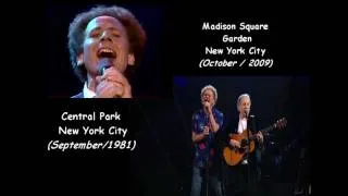 SIMON & GARFUNKEL   THE SOUND OF SILENCE N Y C  1981   2009 HD