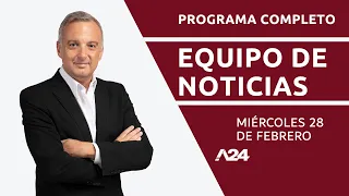 Sebastián Lopes Perera +  Alejandro Cacace #EquipoDeNoticias l Programa Completo 28/02/2024