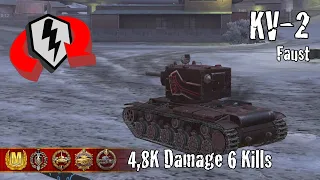 KV-2  |  4,8K Damage 6 Kills  |  WoT Blitz Replays