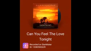 Can You Feel The Love Tonight- Elizabeth Ann Cover