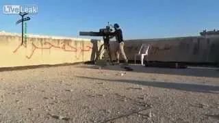 Syrian Rebels Fire US TOW Missile