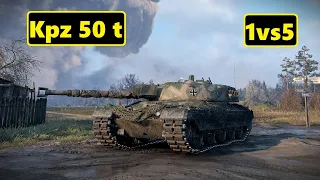 Kpz 50 t. insane game. 11 kills. 1vs5 carry. World of Tanks Top Replays.