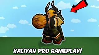 KALIYAH KIT PRO GAMEPLAY 🔥😎 (Roblox Bedwars)