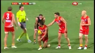 Karmichael Hunt's Winning Goal after the siren vs Richmond 2012