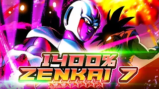 Z7, 1400%, 14* GRN COOLER HAS A NEAT GIMMICK BUT THAT'S IT! DECENT ZENKAI! | Dragon Ball Legends