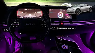 Kia EV6 GT-Line | Night Test Drive | Ambient Lighting | POV