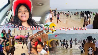 Watch this Before you visit any BEACH in Lagos,Nigeria🥺Meet my TWIN SISTER! #vlog