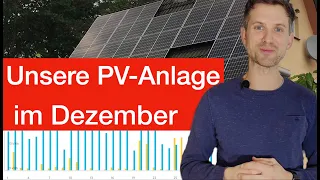 Lohnt sich unsere Solaranlage mit Speicher im Dezember?