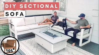 How to Build a DIY Sectional Sofa (Free Couch Plans + Angled Backrest Design)