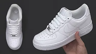 How To Bar Lace Nike Air Force 1 | Nike Air Force 1 Bar Lacing styles