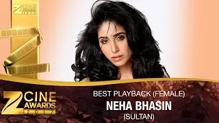 Best Female Playback Singer | Neha Bhasin | Zee Cine Awards 2017