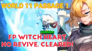 Guardian Tales World 11 Unrecorded World Pt. 2 Passage 1 - F2P No revive cleared