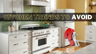 8 kitchen trends to avoid in 2021