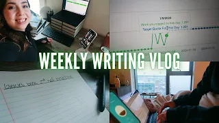 a weekly writing vlog // trying to get back in the flow