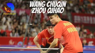 Wang Chuqin Zhou Qihao vs Gao  | China Super League 2023