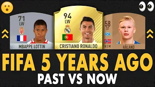 THIS IS HOW FIFA LOOKED 5 YEARS AGO VS NOW | FT. RONALDO,  HAALAND, MESSI, MBAPPE