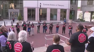 Second round of protests draw massive crowd to Emory University