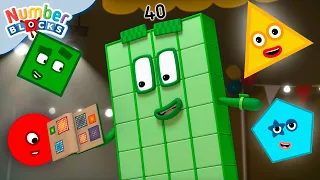 Learn Numbers for Kids! | Shapes & Learn to Count | Math Cartoon | @Numberblocks