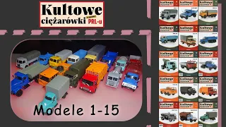 Deagostini - Kultowe Ciężarówki z epoki PRL-u - Modele 1-15 - Prezentajca - 1. segregator