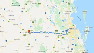 Full Realtime Driving Brisbane to Toowoomba